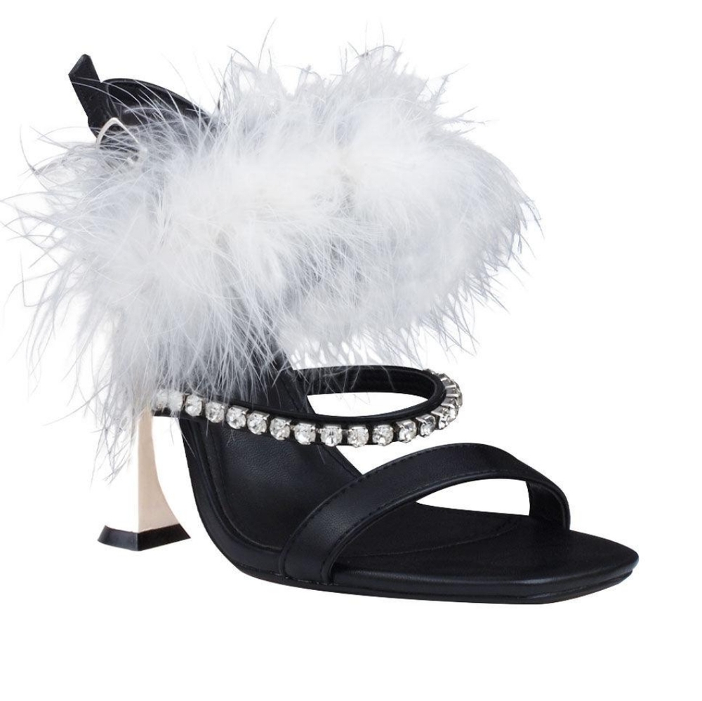 👣LEMON DROP by PRIVILEGED Jannie Heels in Black nite out and about 4 you